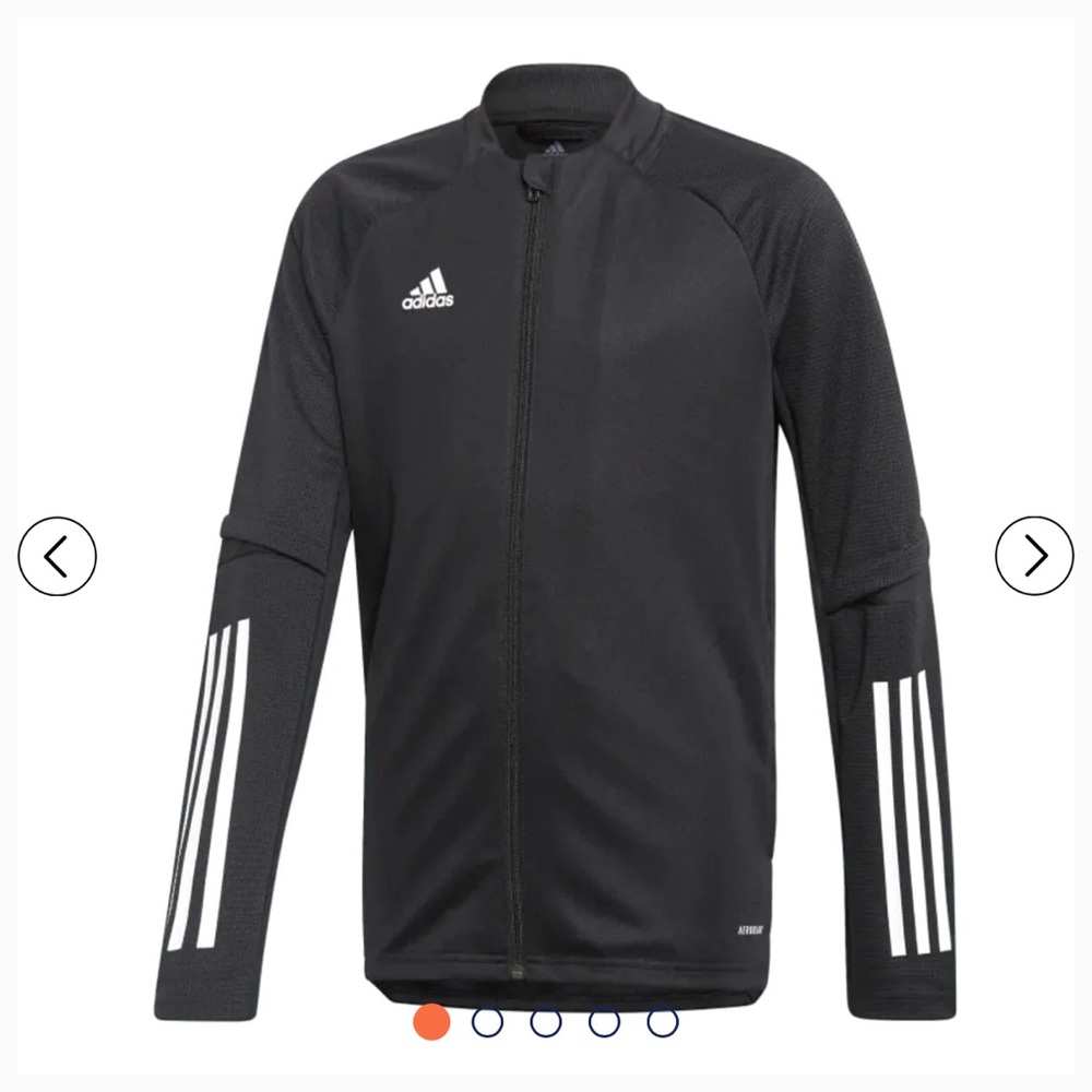 ADIDAS YOUTH CONDIVO 20 TRAINING JACKET, Black large #5 Juventus